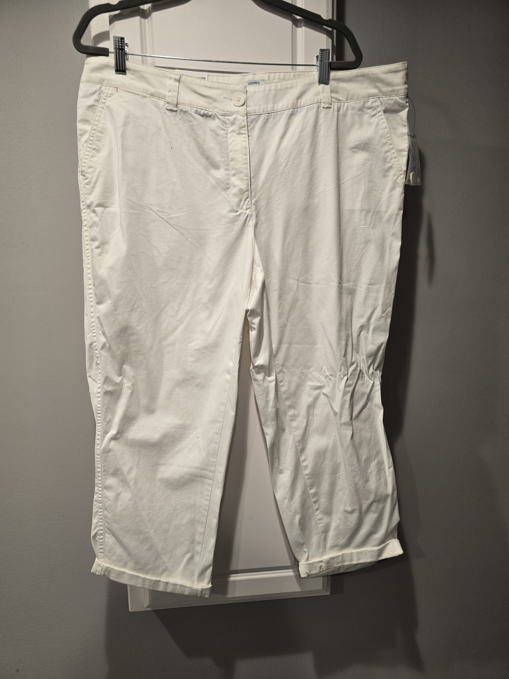 crown & ivy White Summer Pants